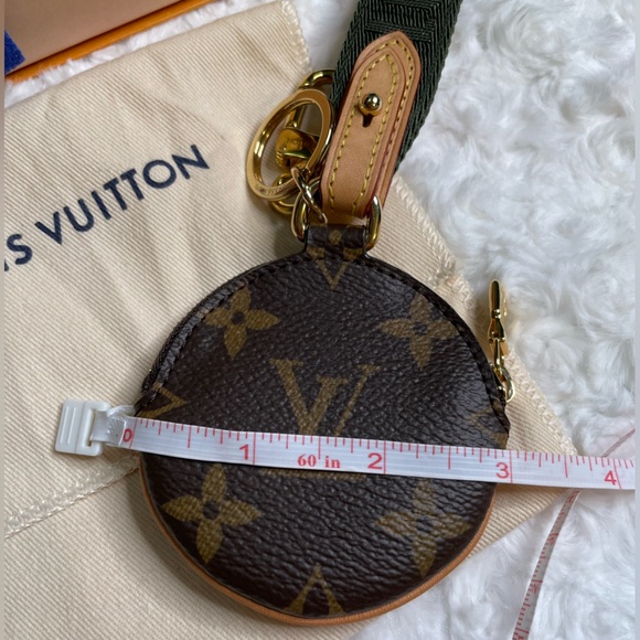 Louis Vuitton Monogram Khaki Green Multi Pochette Lanyard Key Holder 💚🤎 - Picture 16 of 16